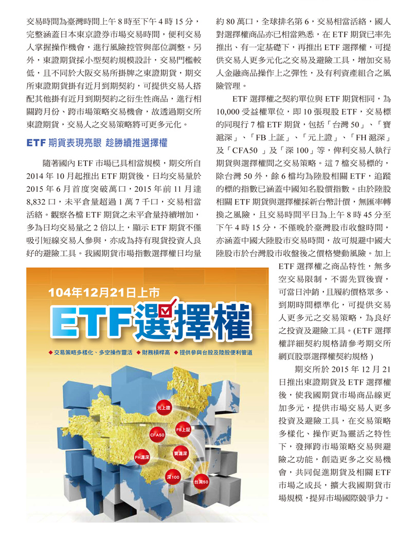 期交所創新能力齊發